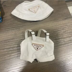 White Labubu  Accessory Set only clothes